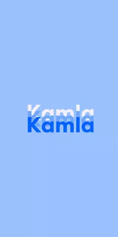 Name DP: Kamla
