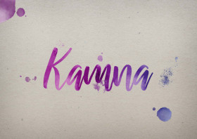 Kamna Watercolor Name DP