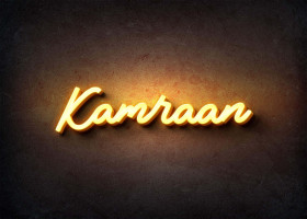 Glow Name Profile Picture for Kamraan