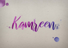 Kamreen Watercolor Name DP