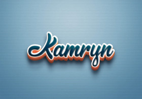 Cursive Name DP: Kamryn