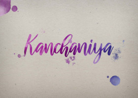 Kanchaniya Watercolor Name DP