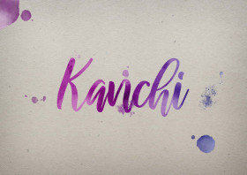 Kanchi Watercolor Name DP