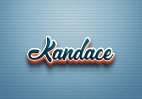 Cursive Name DP: Kandace