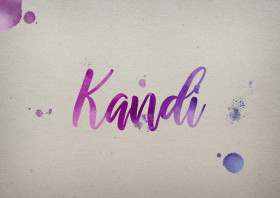 Kandi Watercolor Name DP