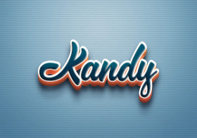 Cursive Name DP: Kandy