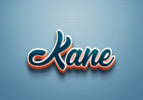 Cursive Name DP: Kane