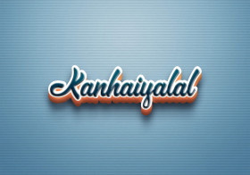 Cursive Name DP: Kanhaiyalal