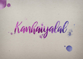 Kanhaiyalal Watercolor Name DP