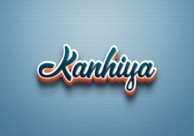 Cursive Name DP: Kanhiya