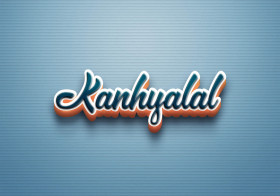 Cursive Name DP: Kanhyalal