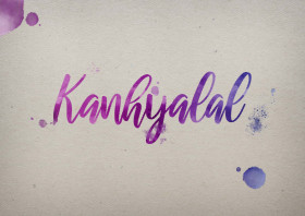 Kanhyalal Watercolor Name DP