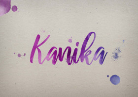 Kanika Watercolor Name DP
