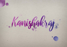Kanishakraj Watercolor Name DP