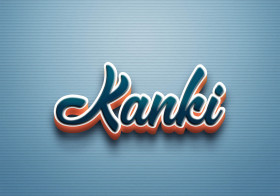Cursive Name DP: Kanki