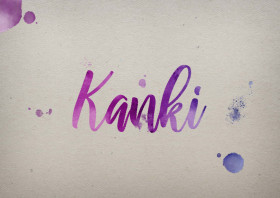 Kanki Watercolor Name DP