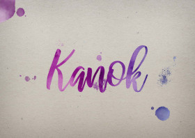Kanok Watercolor Name DP