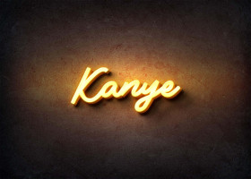 Glow Name Profile Picture for Kanye
