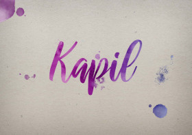 Kapil Watercolor Name DP