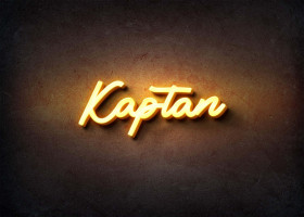 Glow Name Profile Picture for Kaptan