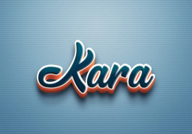 Cursive Name DP: Kara