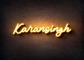Glow Name Profile Picture for Karansingh
