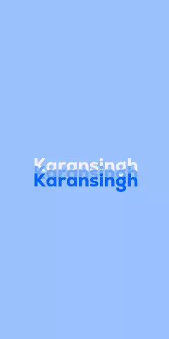 Name DP: Karansingh