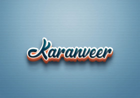 Cursive Name DP: Karanveer
