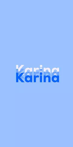 Name DP: Karina