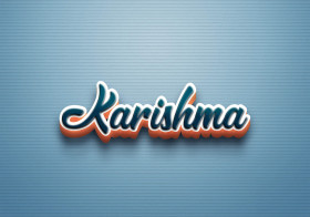 Cursive Name DP: Karishma