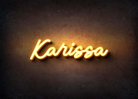 Glow Name Profile Picture for Karissa