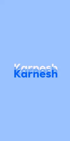 Name DP: Karnesh