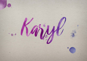 Karyl Watercolor Name DP