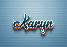 Cursive Name DP: Karyn