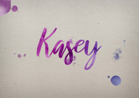 Kasey Watercolor Name DP