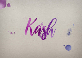 Kash Watercolor Name DP