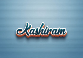 Cursive Name DP: Kashiram