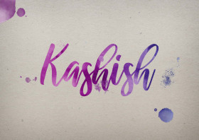 Kashish Watercolor Name DP