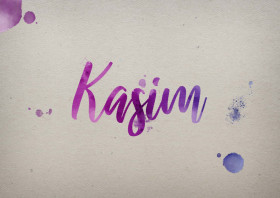 Kasim Watercolor Name DP