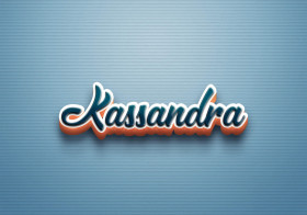Cursive Name DP: Kassandra