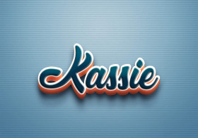 Cursive Name DP: Kassie