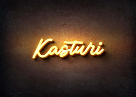 Glow Name Profile Picture for Kasturi