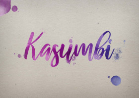 Kasumbi Watercolor Name DP