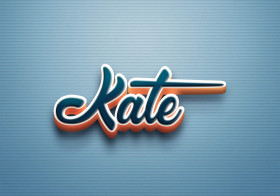 Cursive Name DP: Kate