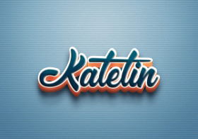Cursive Name DP: Katelin