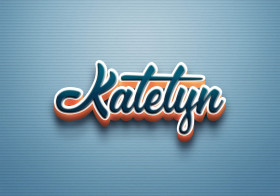 Cursive Name DP: Katelyn