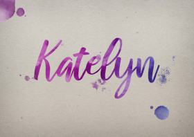Katelyn Watercolor Name DP
