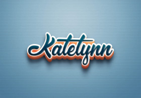 Cursive Name DP: Katelynn