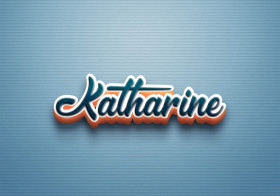 Cursive Name DP: Katharine