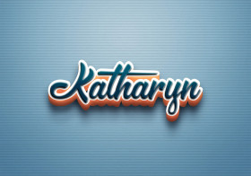 Cursive Name DP: Katharyn